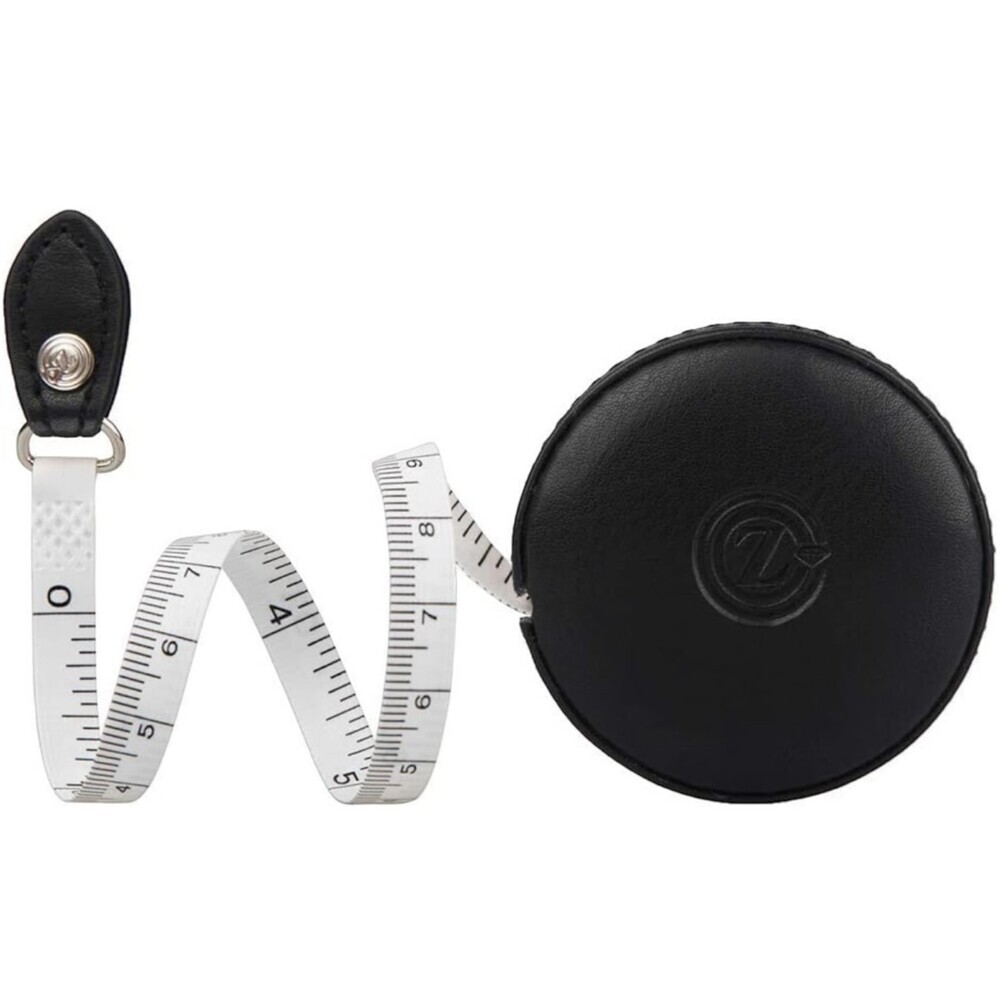 Cloth Tape Measure Retractable Metric Imperial Body Sewing Tailor Craft Black
